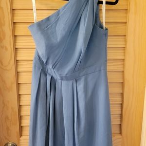 David's  Bridal Blue Gown